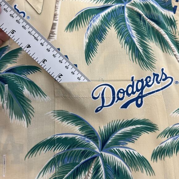 Los Angeles Dodgers Rehn Spooner Shirt Mens MLB Baseball Hawaiian Button XL - Picture 10 of 14